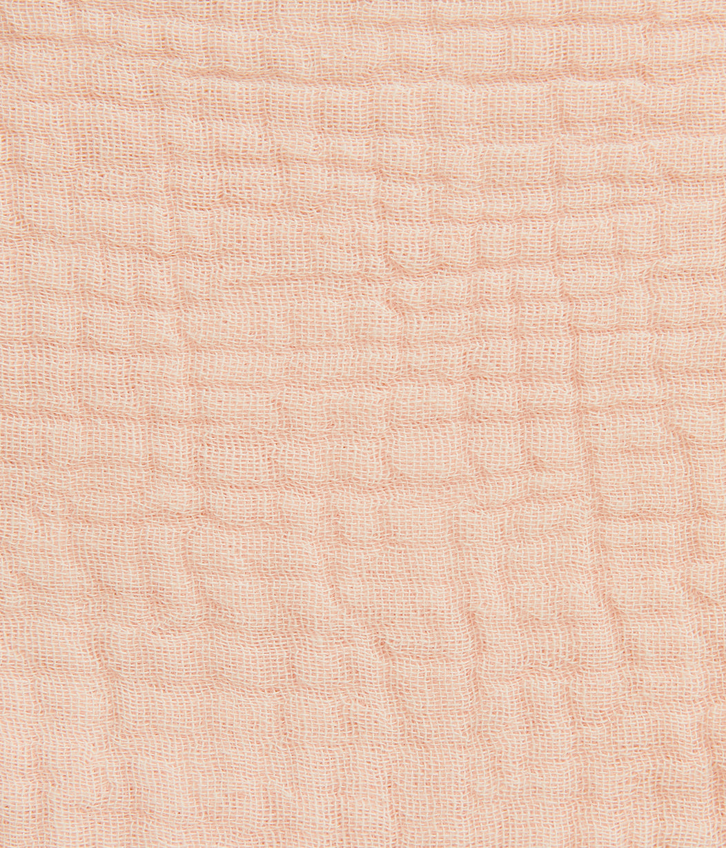 Kit 2 Babadores em Musselina - Rosa Blush Foguete
