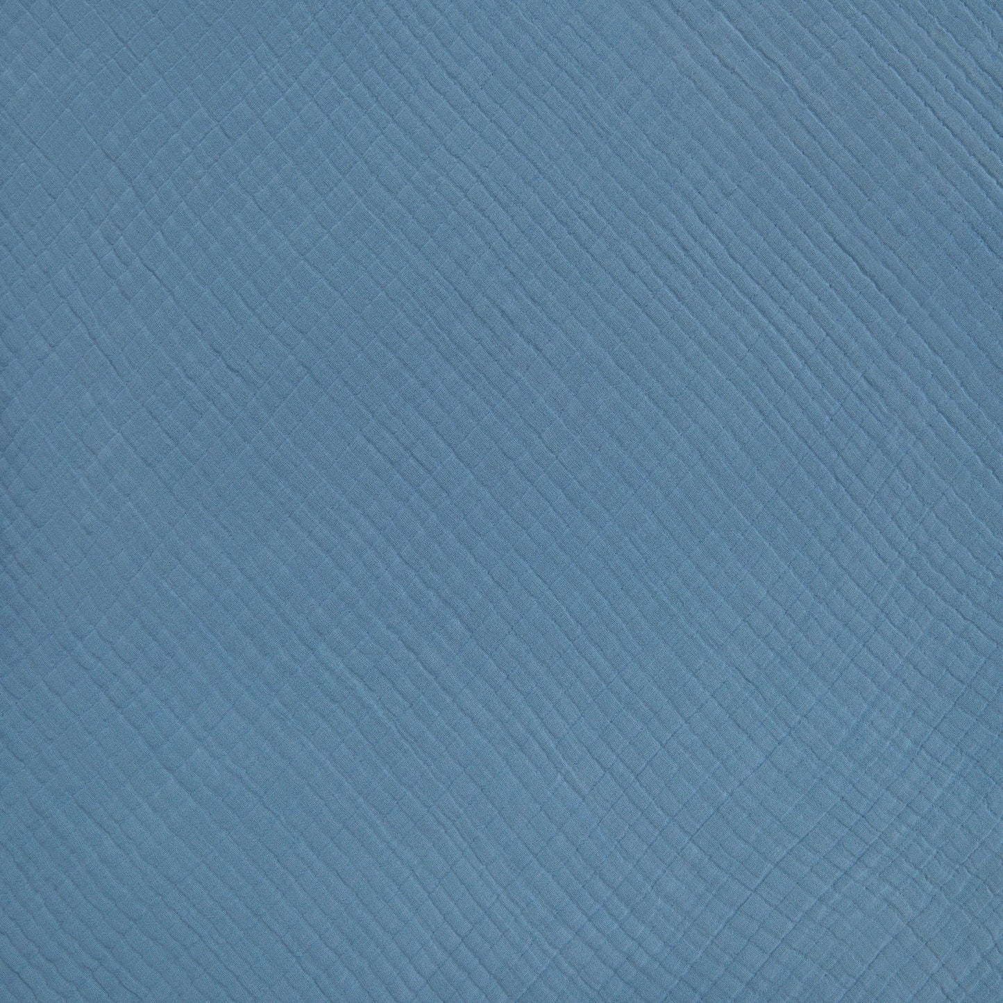 Toalha com Capuz em Musselina - Azul Tempestade