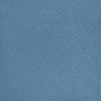 Toalha com Capuz em Musselina - Azul Tempestade