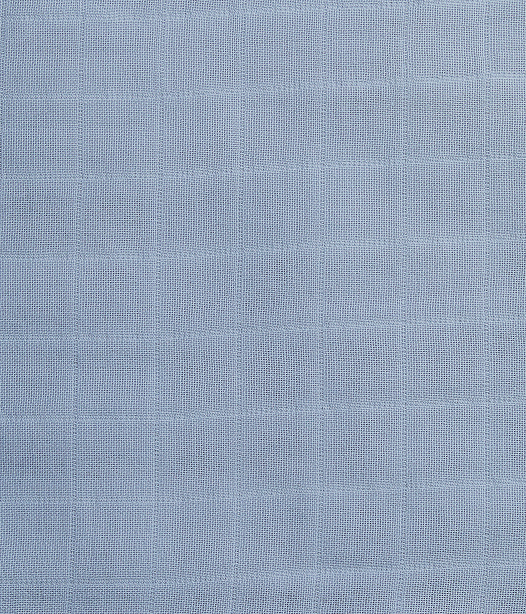 Kit 2 Paninhos de Boca em Musselina - Azul Neblina Foguete