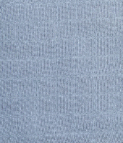 Kit 2 Paninhos de Boca em Musselina - Azul Neblina Foguete