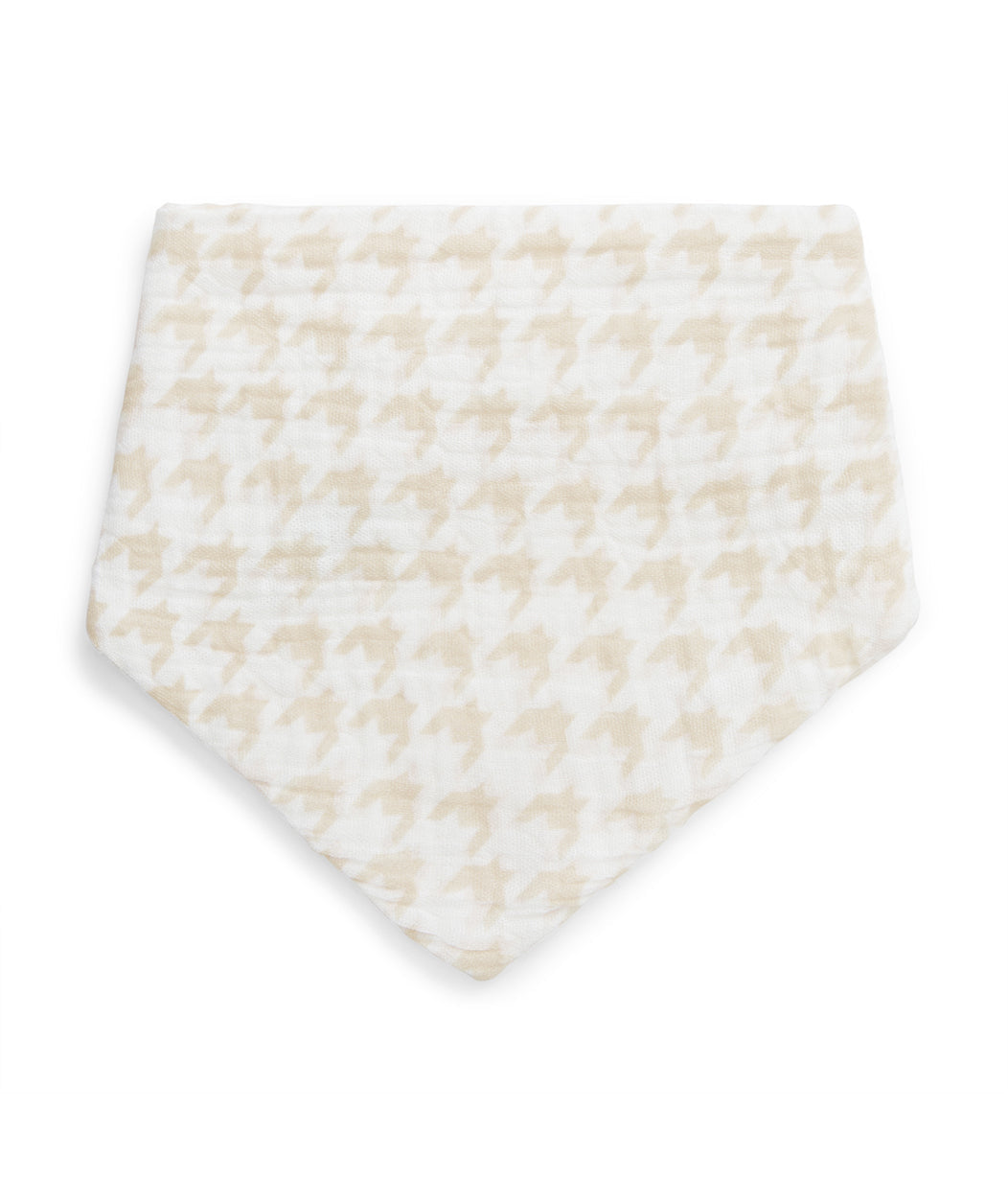 Kit 2 Babadores em Musselina - Branco Mini Coelhinhos nas Nuvens
