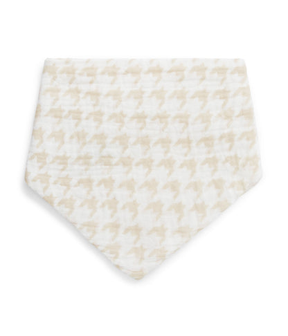 Kit 2 Babadores em Musselina - Branco Mini Coelhinhos nas Nuvens