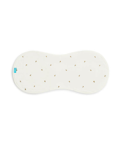 Kit 2 Paninhos de Boca em Musselina - Creme Abelhinhas