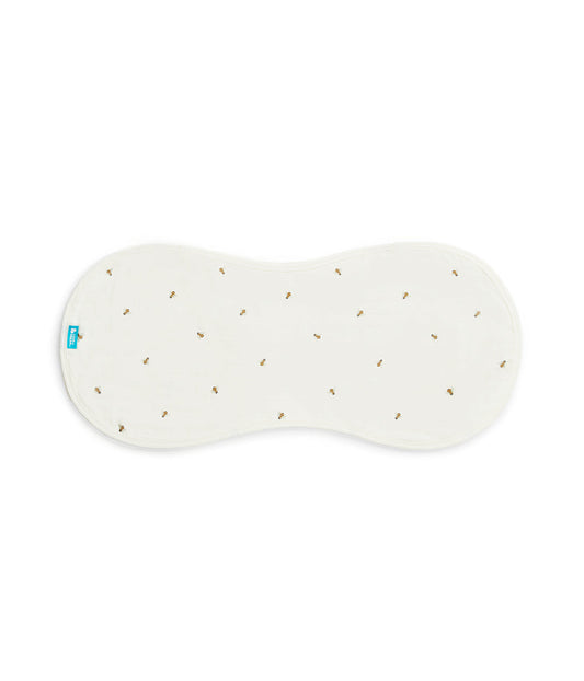 Kit 2 Paninhos de Boca em Musselina - Creme Abelhinhas