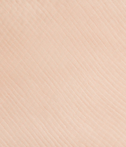 Toalha com Capuz em Musselina - Rosa Blush
