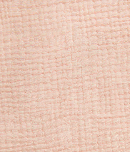 Kit 3 Paninhos de Banho em Musselina - Rosa Blush Foguete