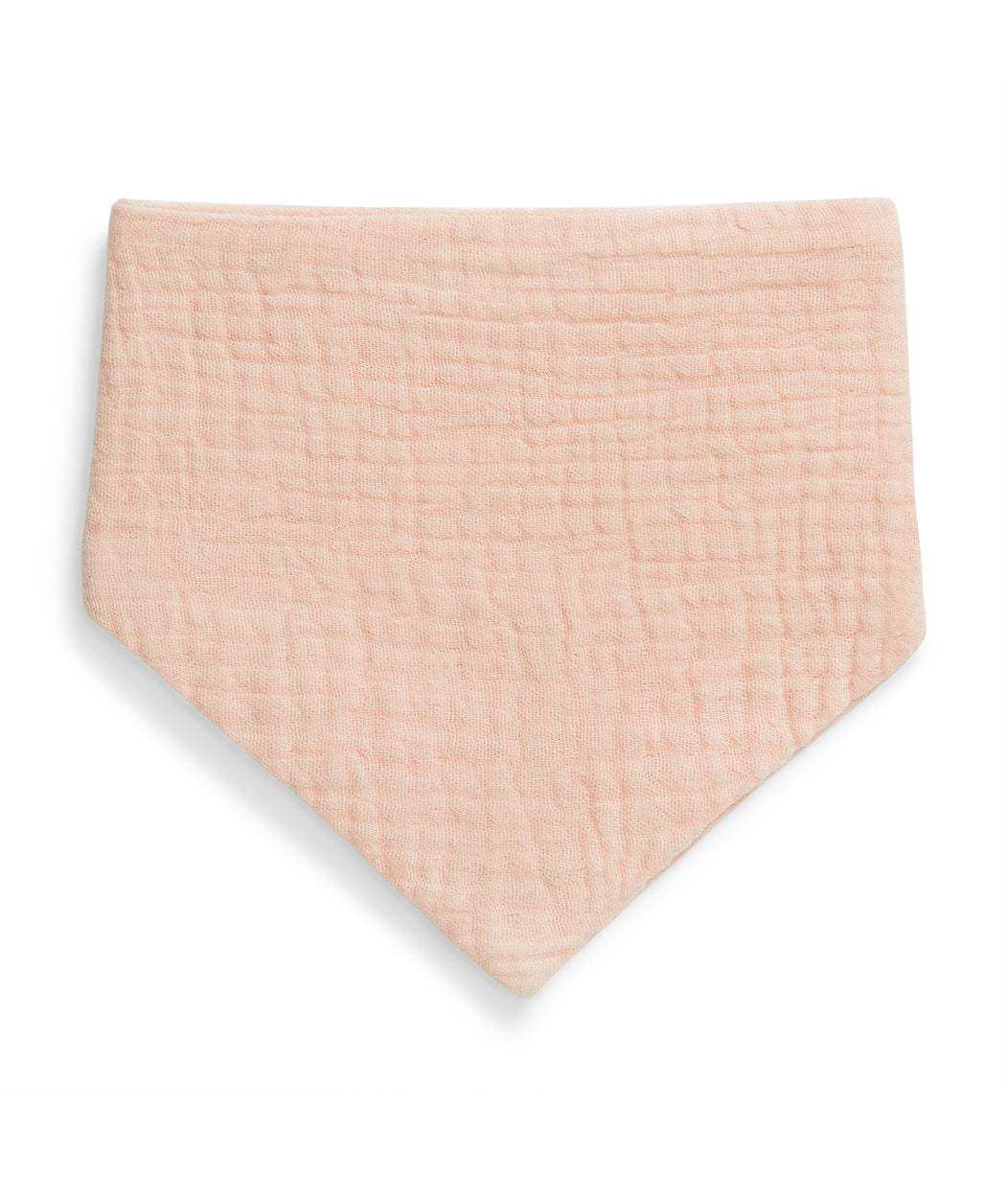 Kit 2 Babadores em Musselina - Rosa Blush Foguete