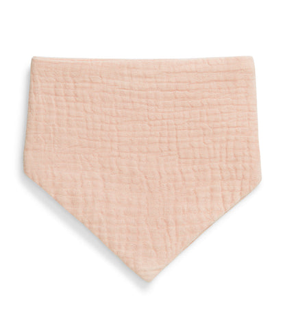 Kit 2 Babadores em Musselina - Rosa Blush Foguete
