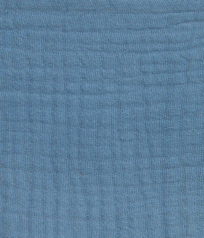 Kit 2 Babadores em Musselina - Azul Tempestade Foguete